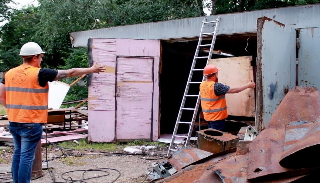 Демонтаж гаражей в Морозовске, цена от 1745 руб. – услуги под ключ от 2Землекопа-Мрз
